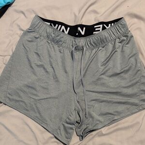 Nike Women's Athletic Shorts in Light Gray